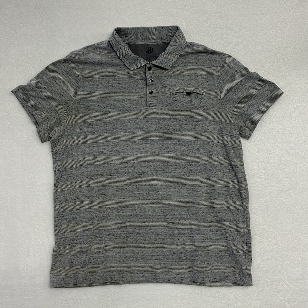Rock & Republic The Iconic‎ Polo Gray sz large